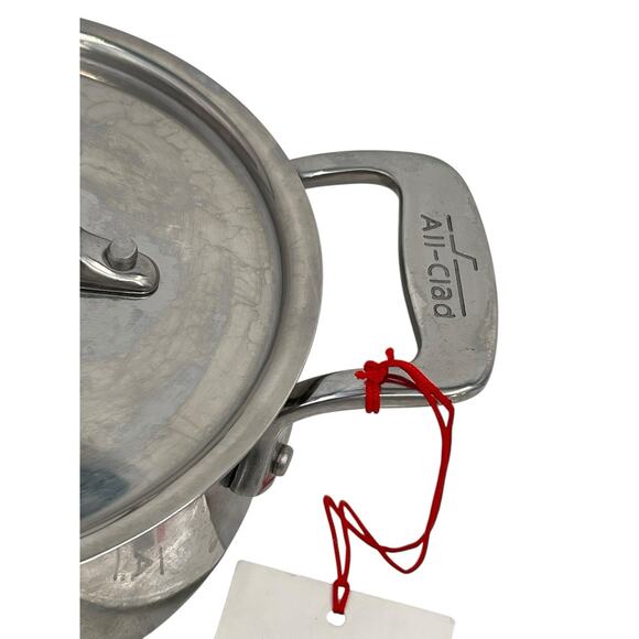 New All-Clad .5 Qt Cocotte With Lid Stainless Steel Dutch Oven - Picture 3 of 8